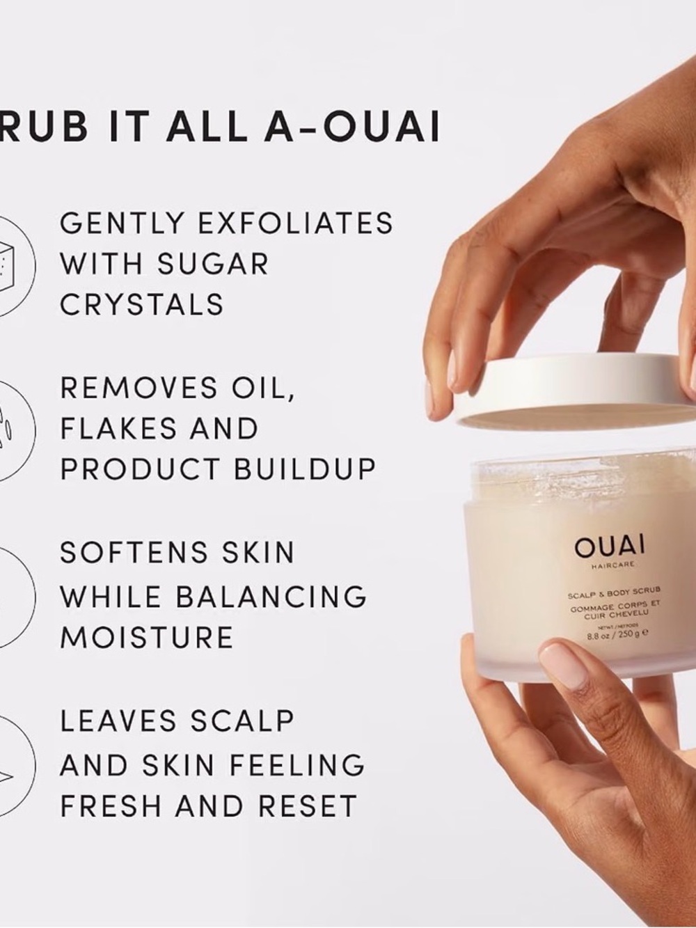 NITB OUAI Scalp & Body Scrub